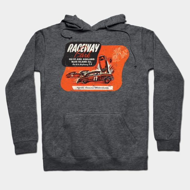 Raceway Park Hoodie by retrorockit